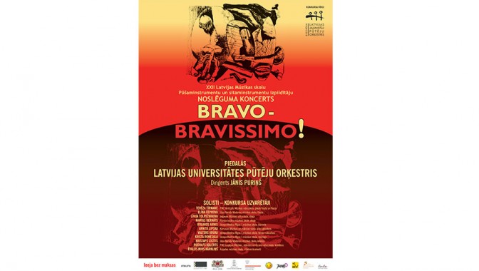 XXII Izpildītāju konkursa laureātu apbalvošana un koncerts Bravo – bravissimo!