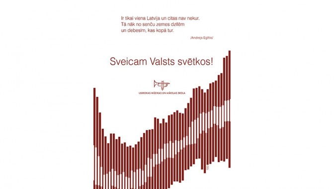 SVEICAM LATVIJAS SVĒTKOS!