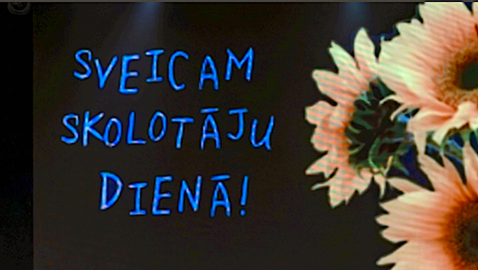 “Ropažu novada gada pedagogs” balvu pasniegšana Skolotāju dienā